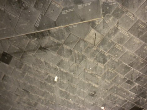 Some of the Heat Protecting Tiles on the Underside of Endeavour