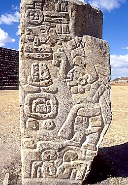 The Ruins of Monte Alban Near Oaxaca