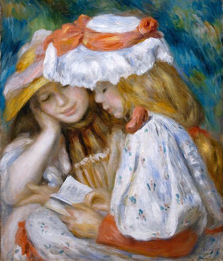 Pierre Auguste Renoir’s “Two Girls Reading”