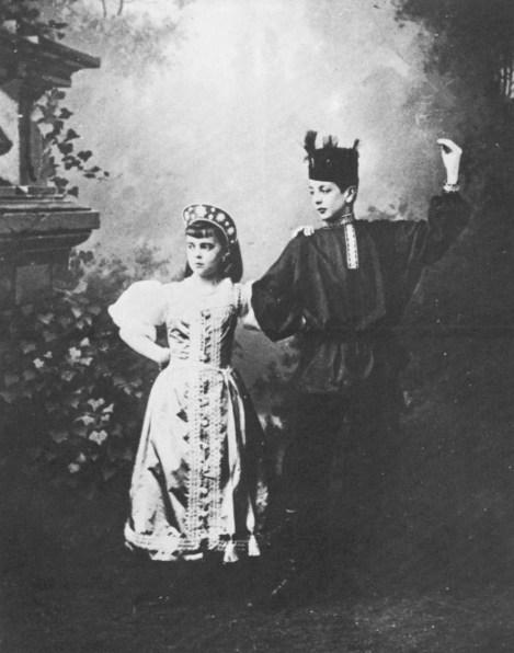 Children of the Nobility Wearing Russian Peasant Costumes