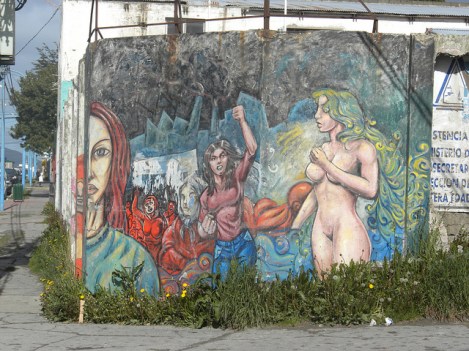 Mural Along Rivadavia in Ushuaia, Tierra Del Fuego
