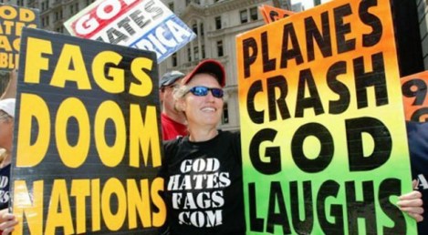 Gonzo Picketer for So-Called “Westboro Baptist Church”