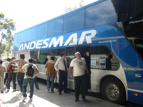 At the Bus Station in Trelew, Argentina