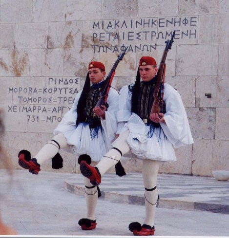 Greek Evzone Troops