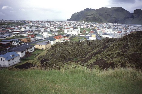 Heimaey Wrapped in an Embrace by the Volcano Eldfell