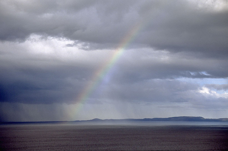 Rainbow in the North of Iceland