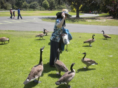 Martine at the L.A. Arboretum