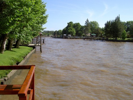 The Delta of the Paraná River near Buenos Aires