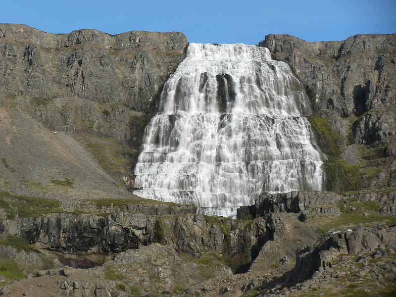 Dynjandi Falls in the West Fjords