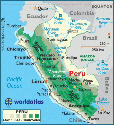 Omna Peru in Tres Partes Divisa Est