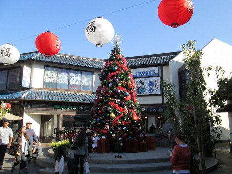 Christmas Tree at Japanese Village Shopping Center