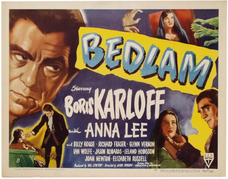Poster for Val Lewton’s Bedlam