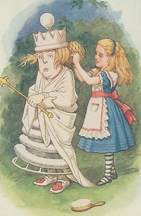 Tenniel’s White Queen in Through the Looking Glass