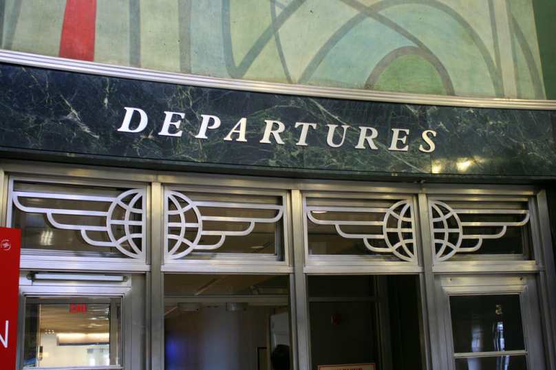 Art Deco Doors at LaGuardia’s Marine Air Terminal