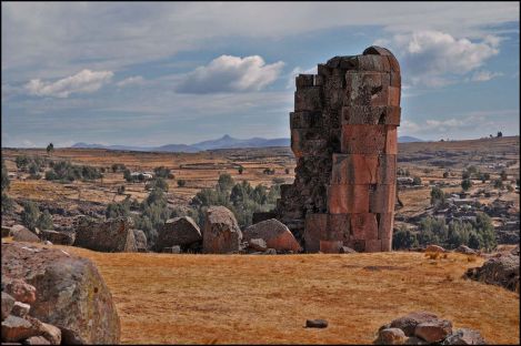 Ancient Aymara Burial Towers 