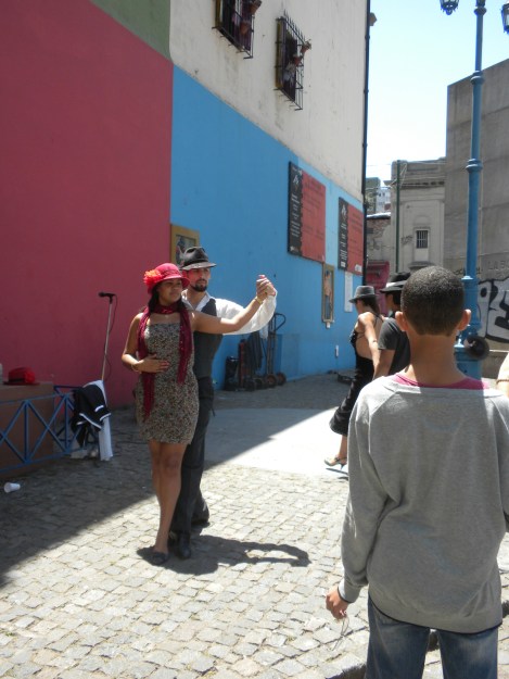Tango Dancers in La Boca