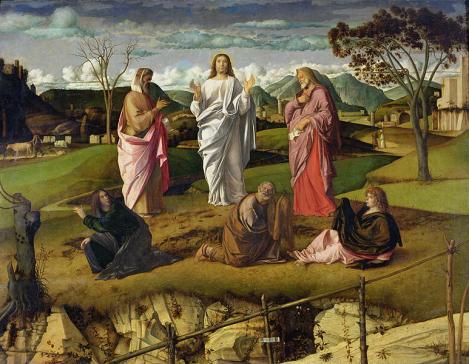 Giovanni Bellini’s “The Transfiguration” (1480)