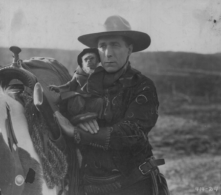 A Still from Travelin’ On: Hart with Monkey