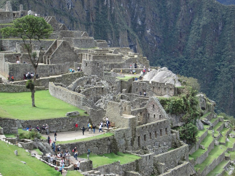 At the Ruins of Machu Picchu