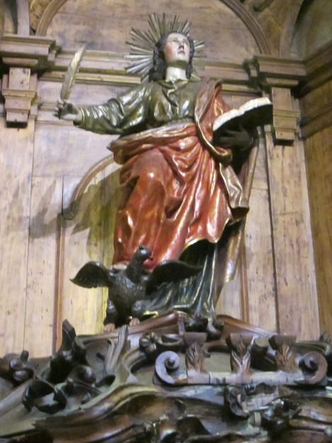 Statue of Saint in Lima’s Cathedral