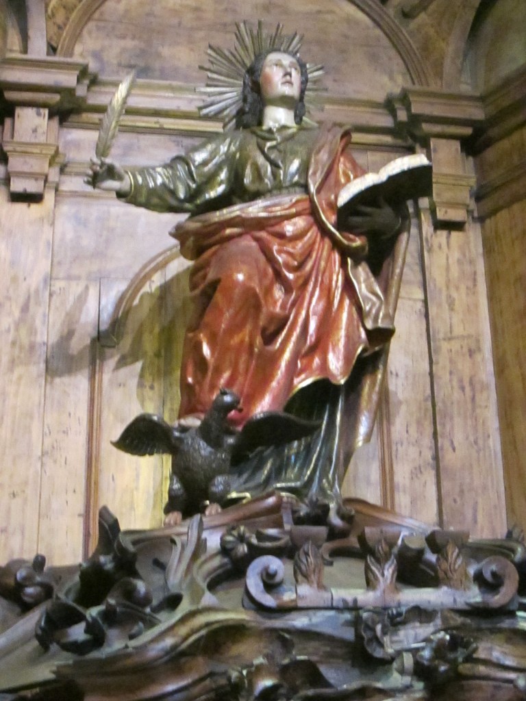 Statue of Saint in Lima’s Cathedral