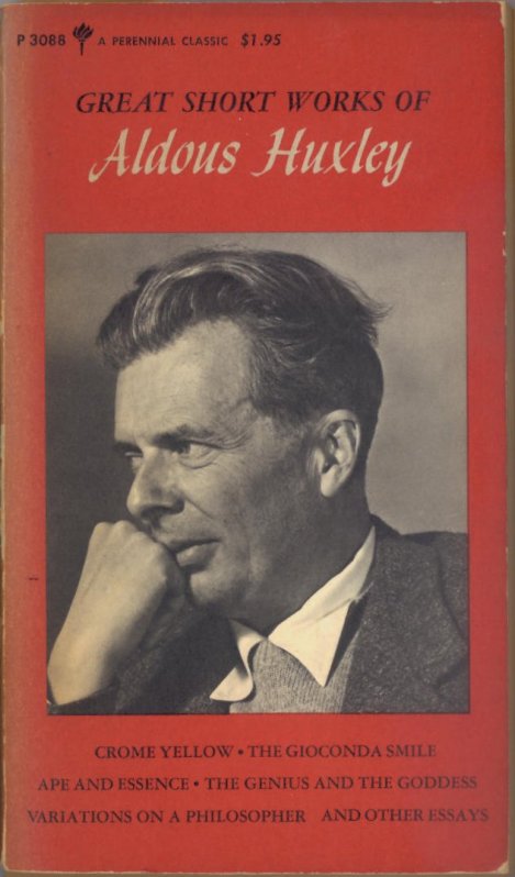 Aldous Huxley Pictured on Cover of One of My Books