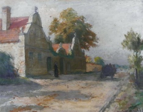 Painting by Béla Zombory-Moldován