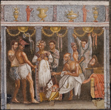 Scene from Ancient Roman Drama