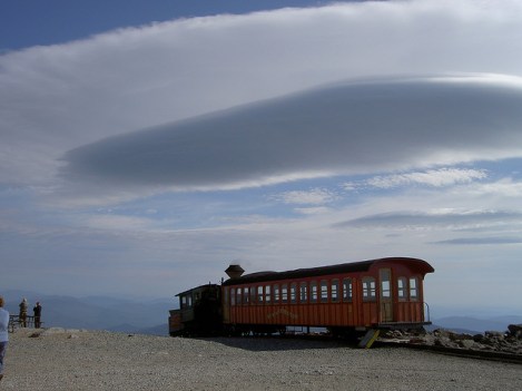 Atop Mount Washington in New Hampshire