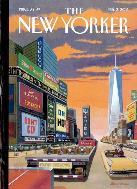 New Yorker Cover Commemorating the Magazine’s Move to the World Trade Center