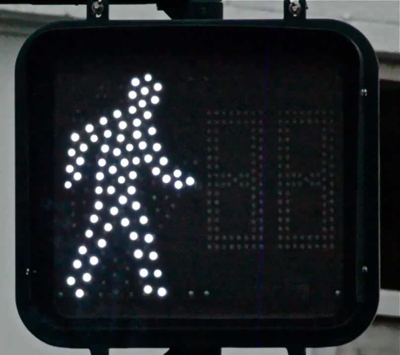 Looking at How People Cross the Street