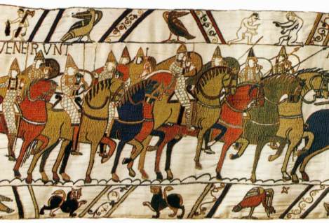 Scene from the Bayeux Tapestry