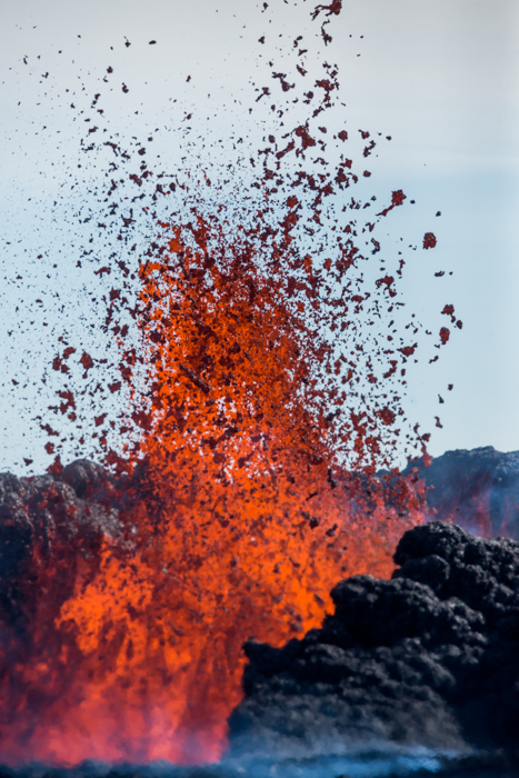 Volcanic Eruption at Holuhraun in Iceland