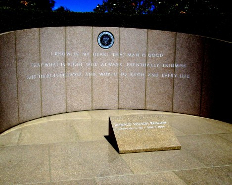 The Tomb of President Ronald Reagan