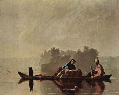 “Fur Traders Descending the Missouri”