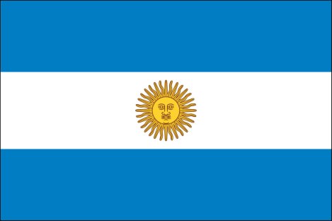 The Official Flag of Argentina