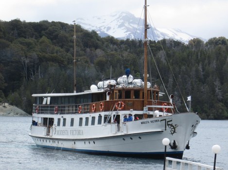 The Modesta Victoria on Lago Nahuel Huapi