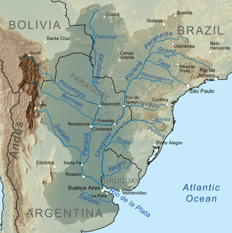 Drainage Basin of the Paraná