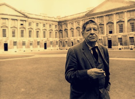 Wystan Hugh Auden, by Bill Potter, bromide print, 1972