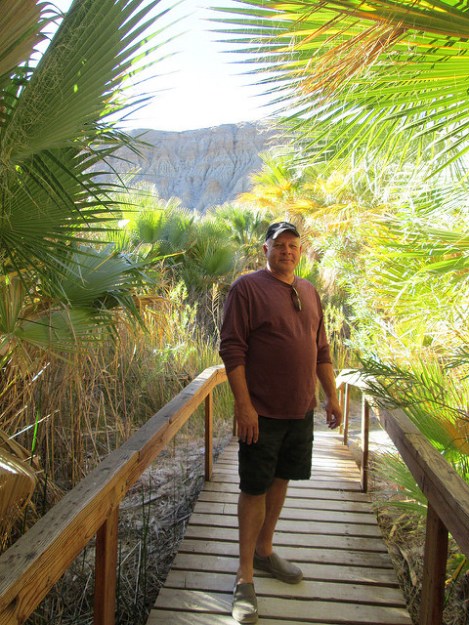 My Brother Dan in the Thousand Palms Oasis