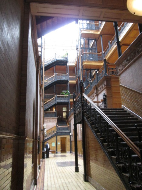 Interior of the Bradbury Building
