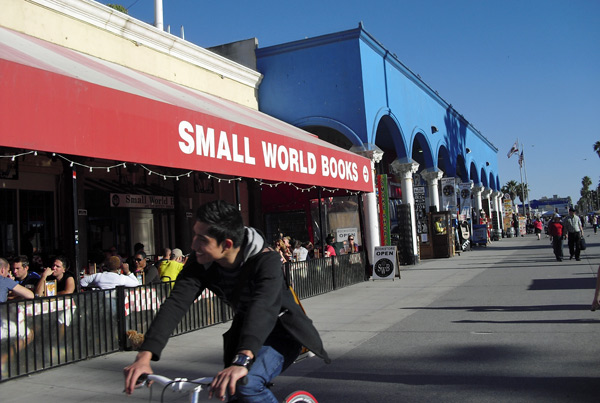 Small World Books on the Venice Boardwalk