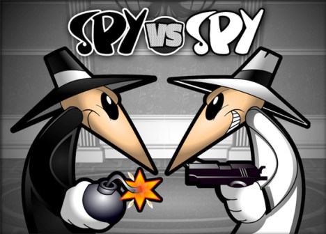 The Spy Vs. Spy Characters from Mad magazine