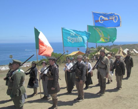 Military Re-Enactors at Old Fort MacArthur