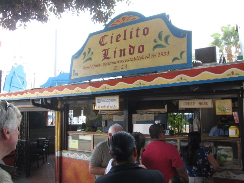 Cielito Lindo, Specializing in Beef Taquitos on Olvera Street