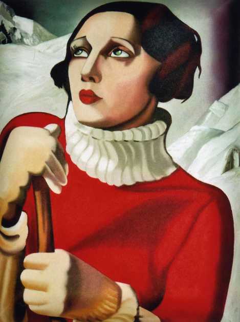 Portrait of Mme Allan Bott at Saint-Moritz