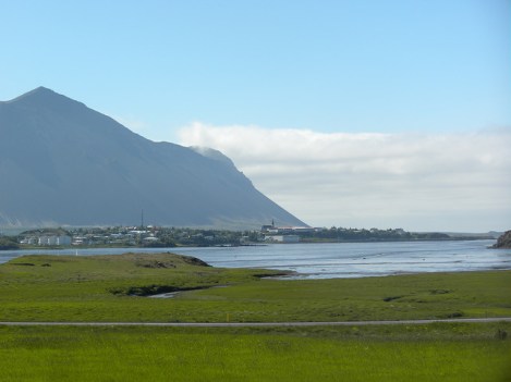 Borgarnes, Iceland, As Seen from Borg á Mýrum