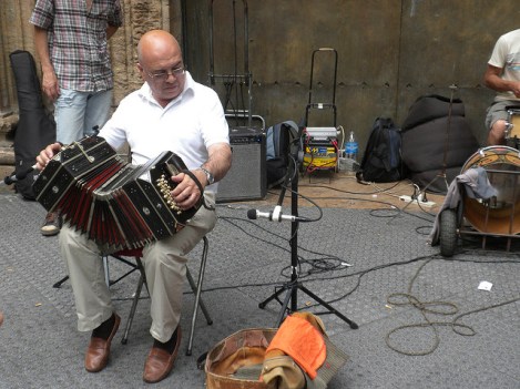 Accordion Player in Downtown Buenos Aires