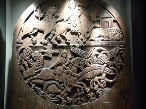 Carved Door at Reykjavík’s National Mseum