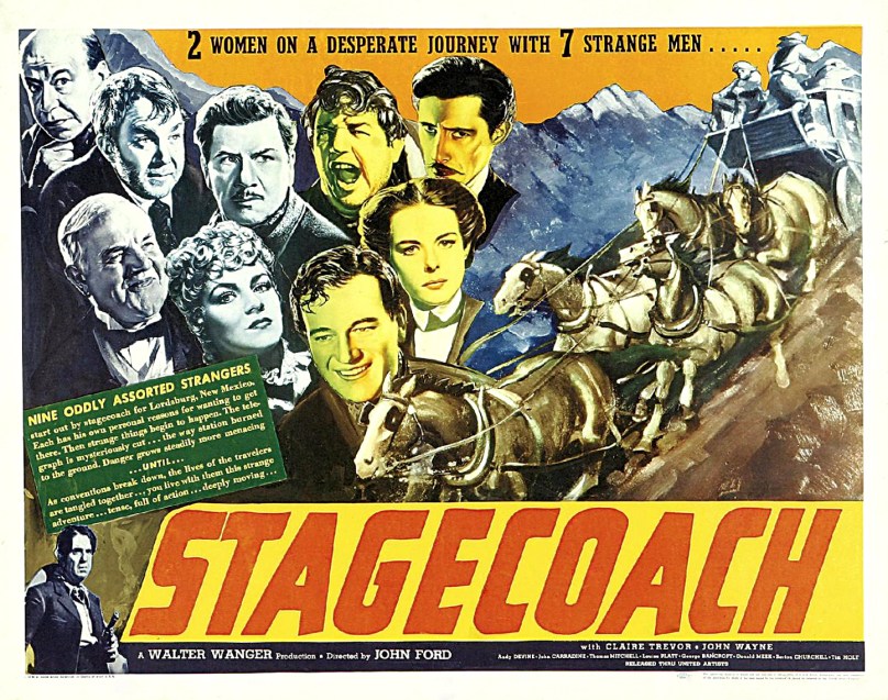 Poster Emphasizing the Ensemble Acting in Stagecoach